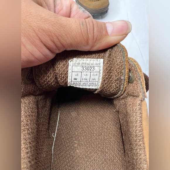 HUSH PUPPIES BROWN LEATHER LACE UP CASUAL SHOE - Picture 5 of 5